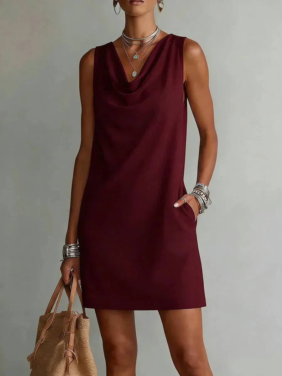 Luna Drape Dress