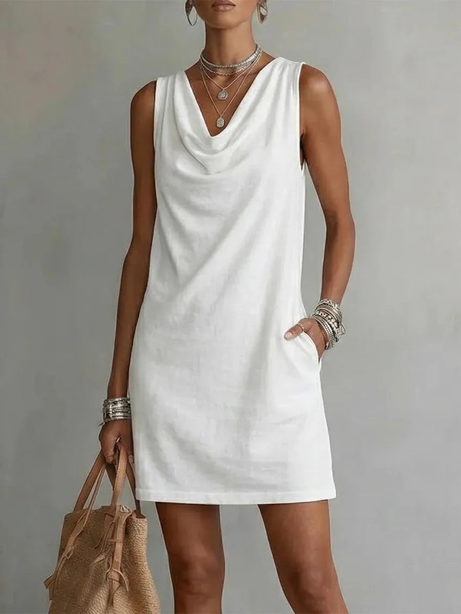 Luna Drape Dress