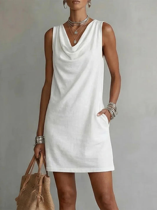 Luna Drape Dress