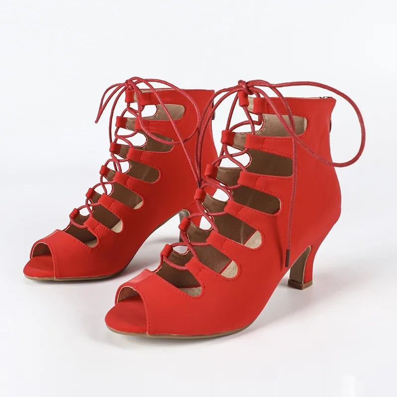 Luna Lace-Up Dance Shoes