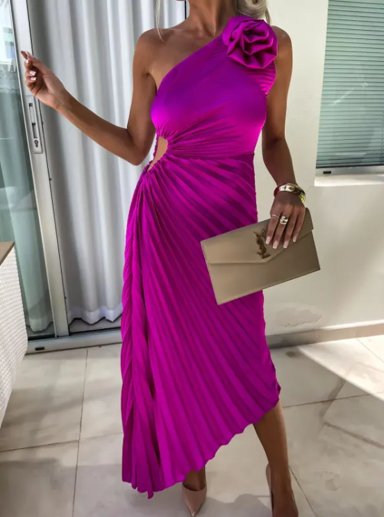 Ins Petaled Dress
