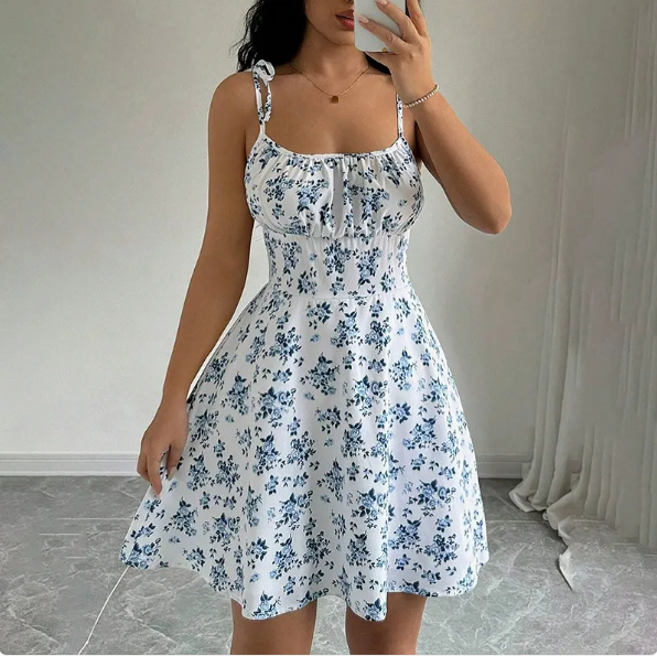 Floral Print Dress Summer
