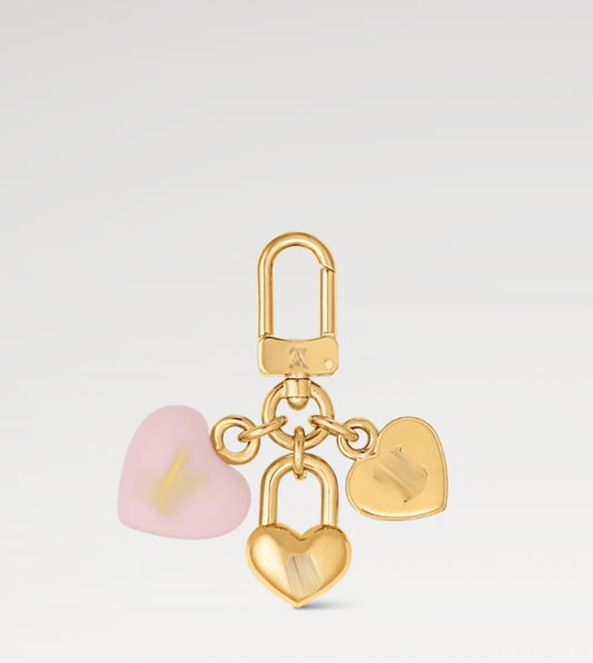 Heart Charms Key Holder