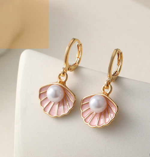 Starfish Shell Earrings