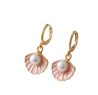 Starfish Shell Earrings