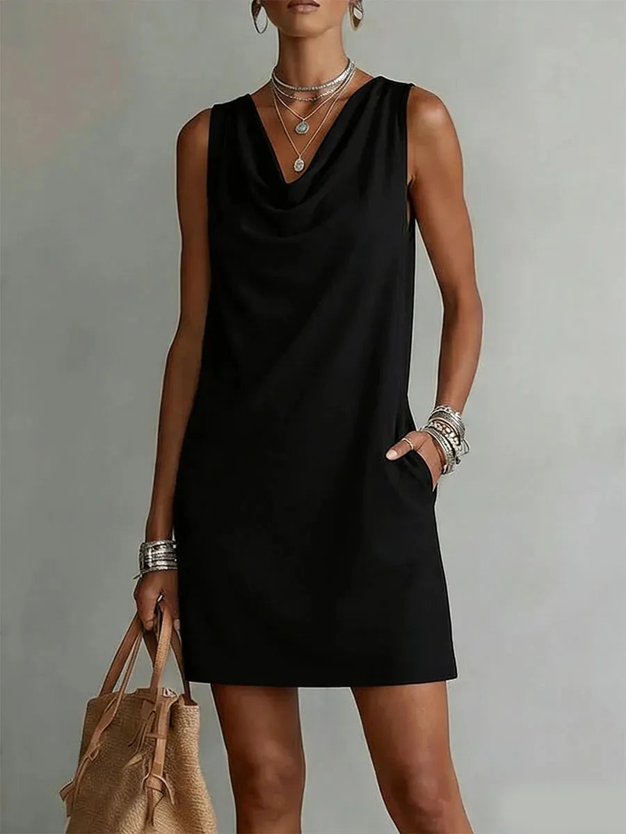Luna Drape Dress