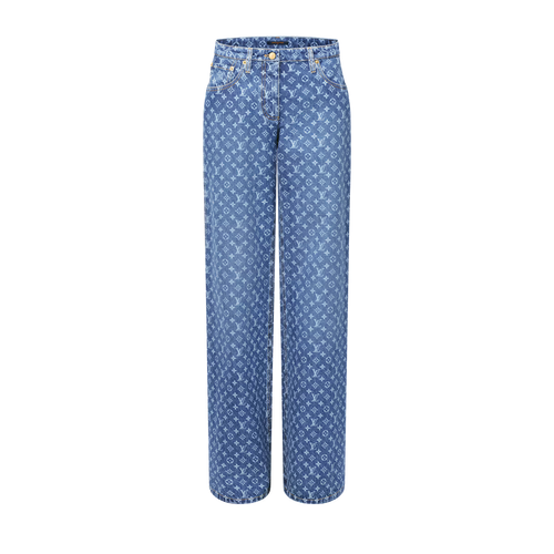 Monogram Flared Jeans