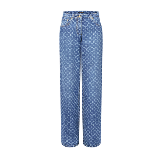 Monogram Flared Jeans
